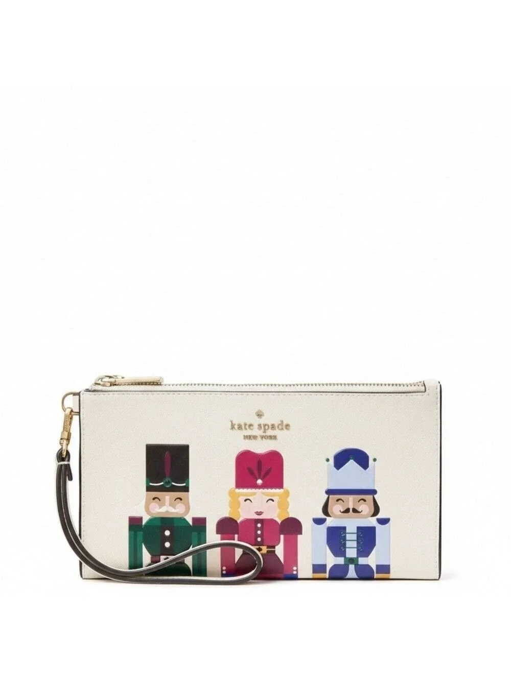 Kate Spade NWT Oh What Fun Nutcracker Wristlet 2024 Holiday Limited Edition